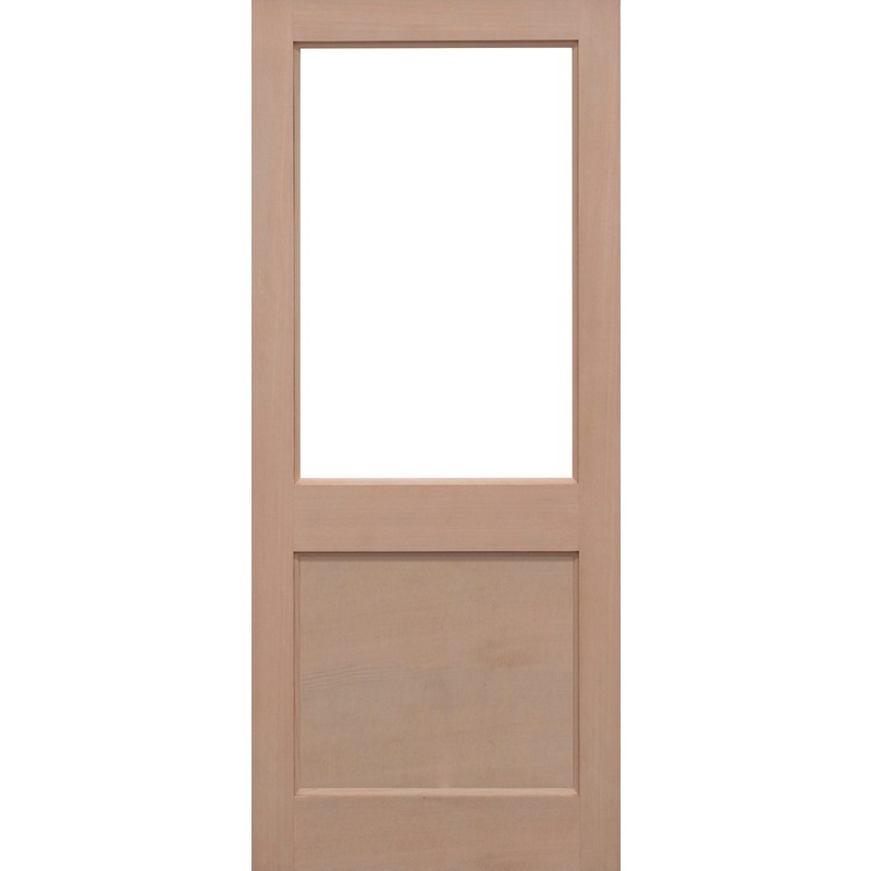 External Hemlock 2XG Unglazed Door